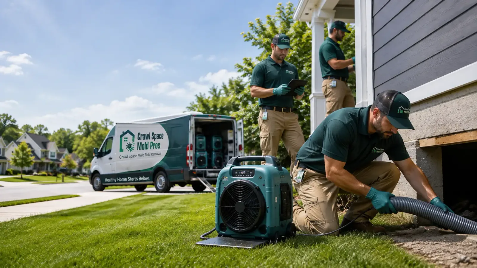 Crawl Space Mold Removal in Glendale, WI